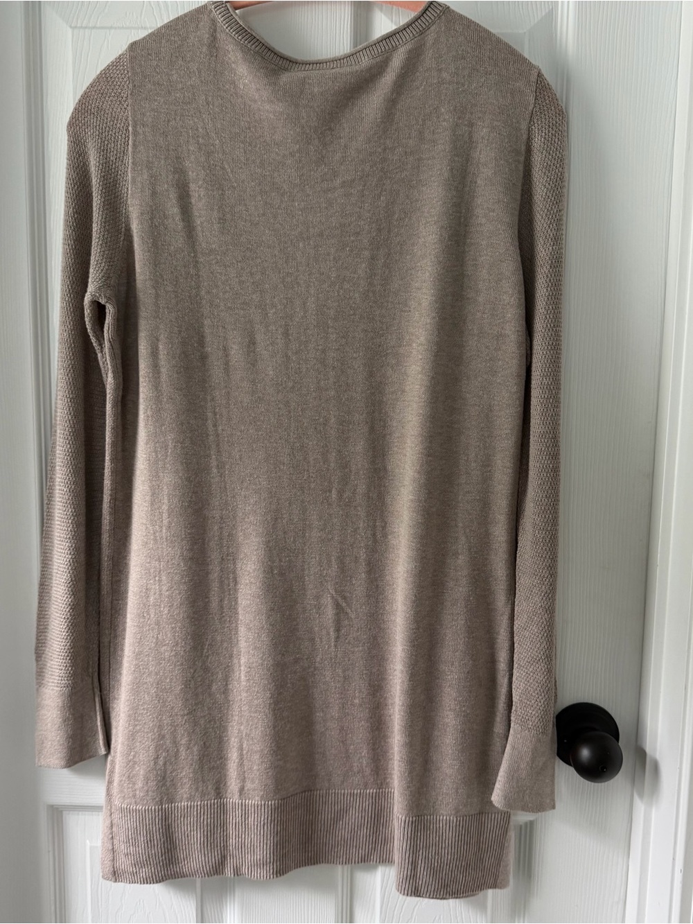 LOFT Tan Rollneck Lightweight Tunic Sweater - size Medium - NWT - Picture 2 of 11